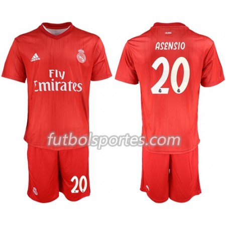 Camisetas Real Madrid Asensio 20 Niño Tercera Equipacion 2018/2019